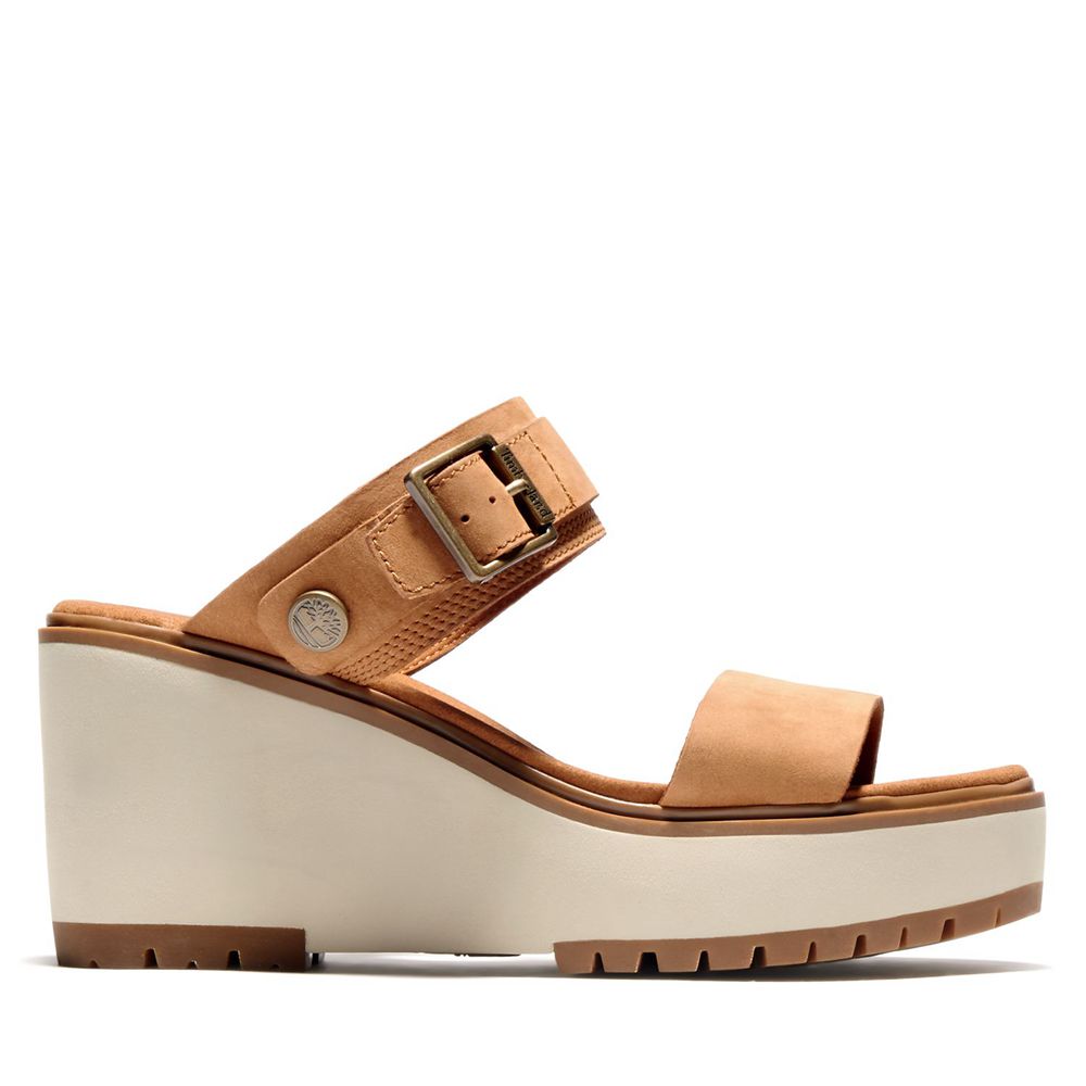 Sandálias Feminino - Timberland Koralyn Wedge - OYTXM0137 - Marrom